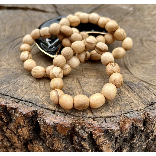 ✨ Pulsera Energética de Palo Santo – Con