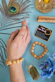 ✨ Pulsera Energética de Palo Santo – Con