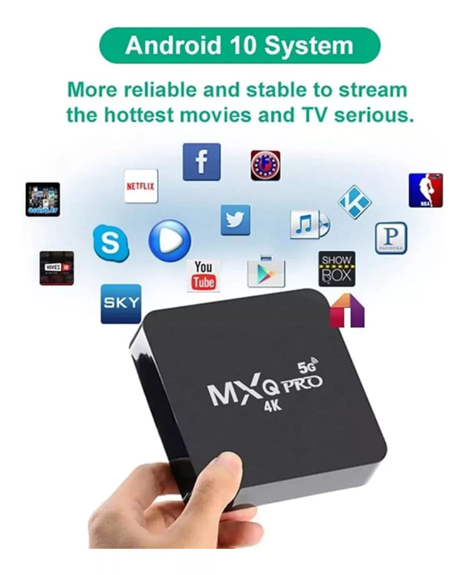 Tv Box Mxqpro 4k MagisTv Listo Para Usar